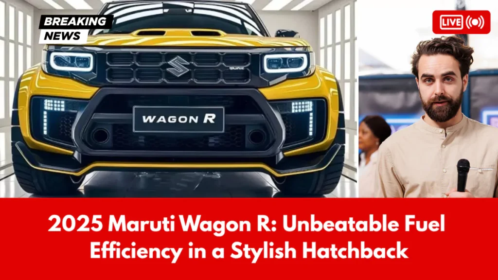 2025 Maruti Wagon R Unbeatable Fuel Efficiency in a Stylish Hatchback