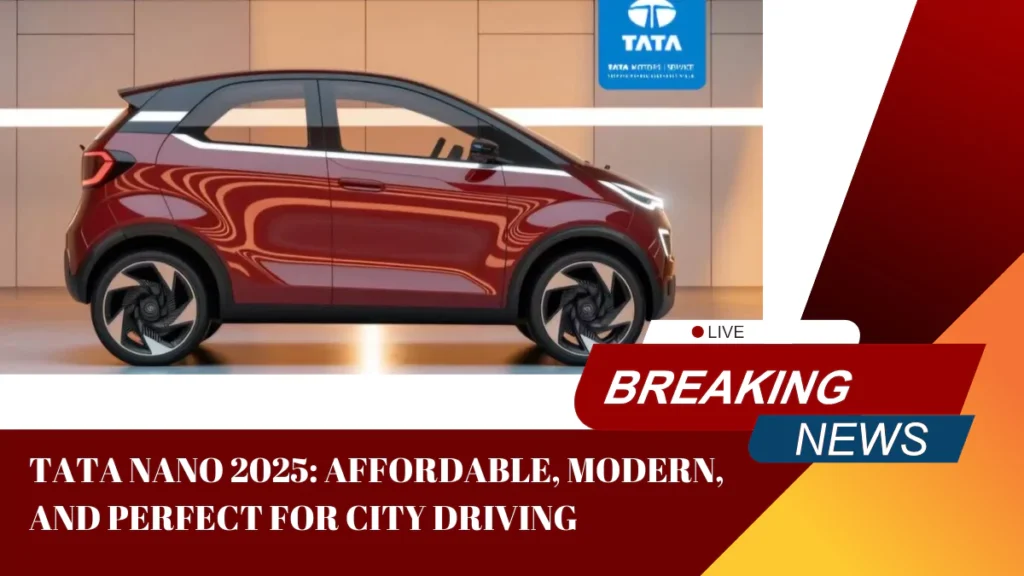 Tata Nano 2025 Affordable, Modern, and Perfect for City Driving