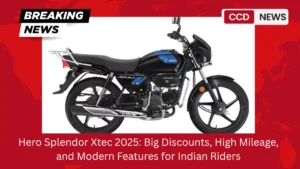 Hero Splendor Xtec 2025 Big Discounts, High Mileage, and Modern Features for Indian Riders