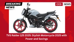 TVS Raider 125 2025 Stylish Motorcycle 2025 with Power and Savings